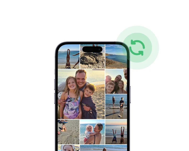 Automatisches Backup von Fotos und Videos