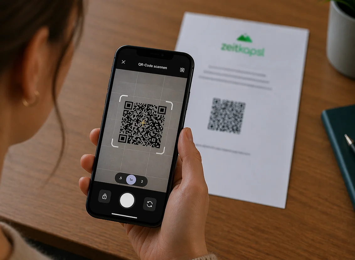 Fotos werden Kindern zugeordnet per QR-Code
